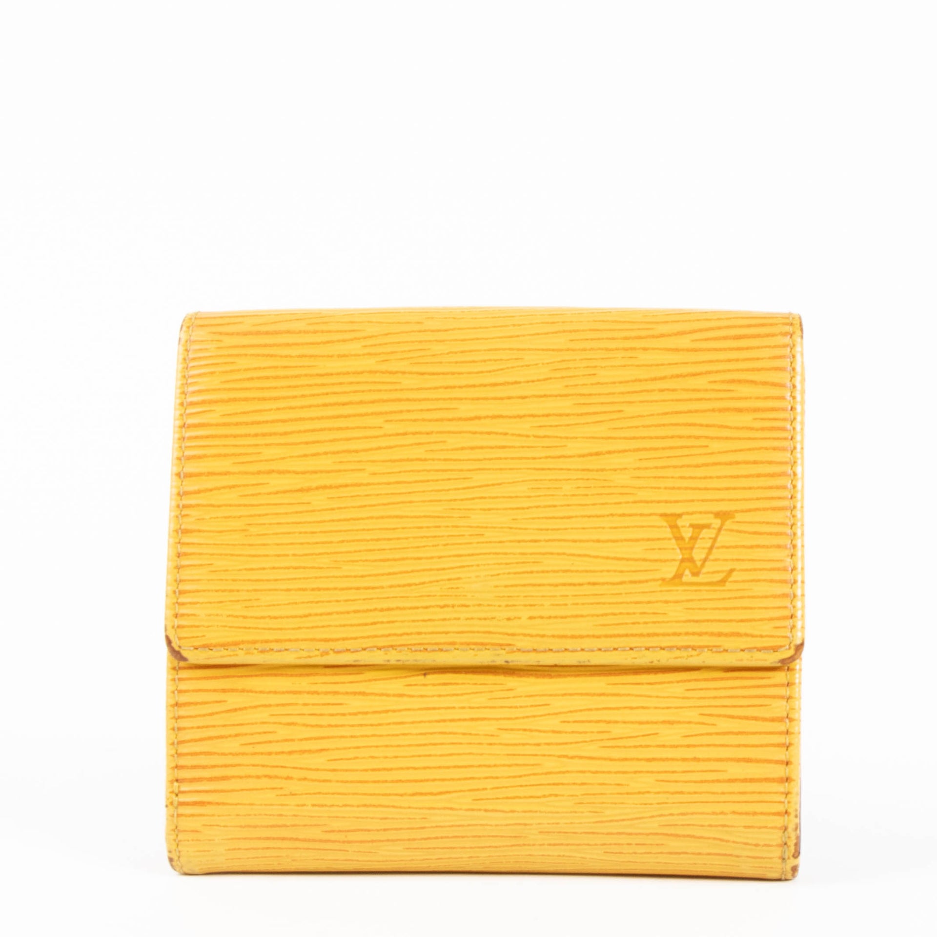 Louis Vuitton Tassil Yellow Epi Noé PM + Elise Wallet
