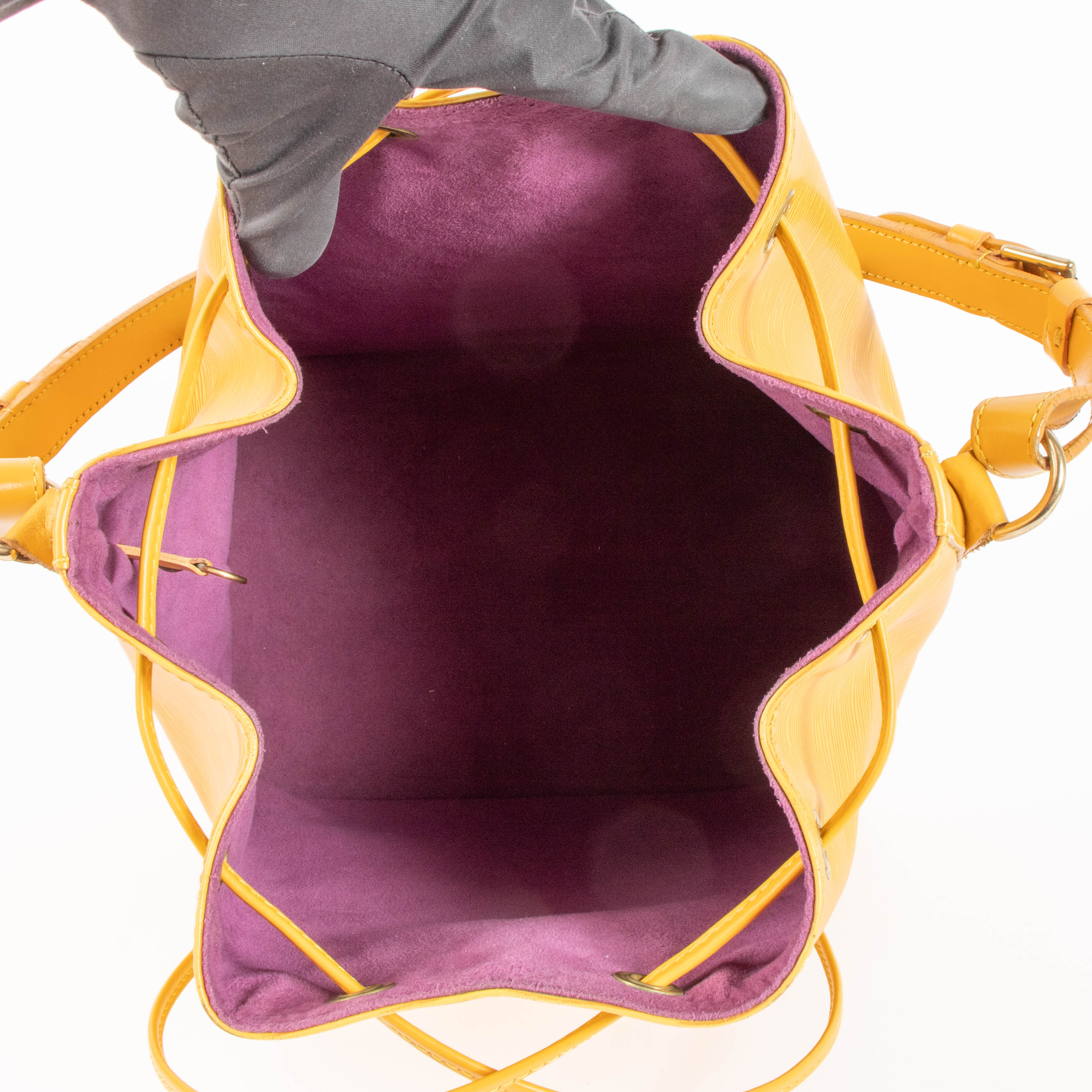 Louis Vuitton Tassil Yellow Epi Noé PM + Elise Wallet – Labellov