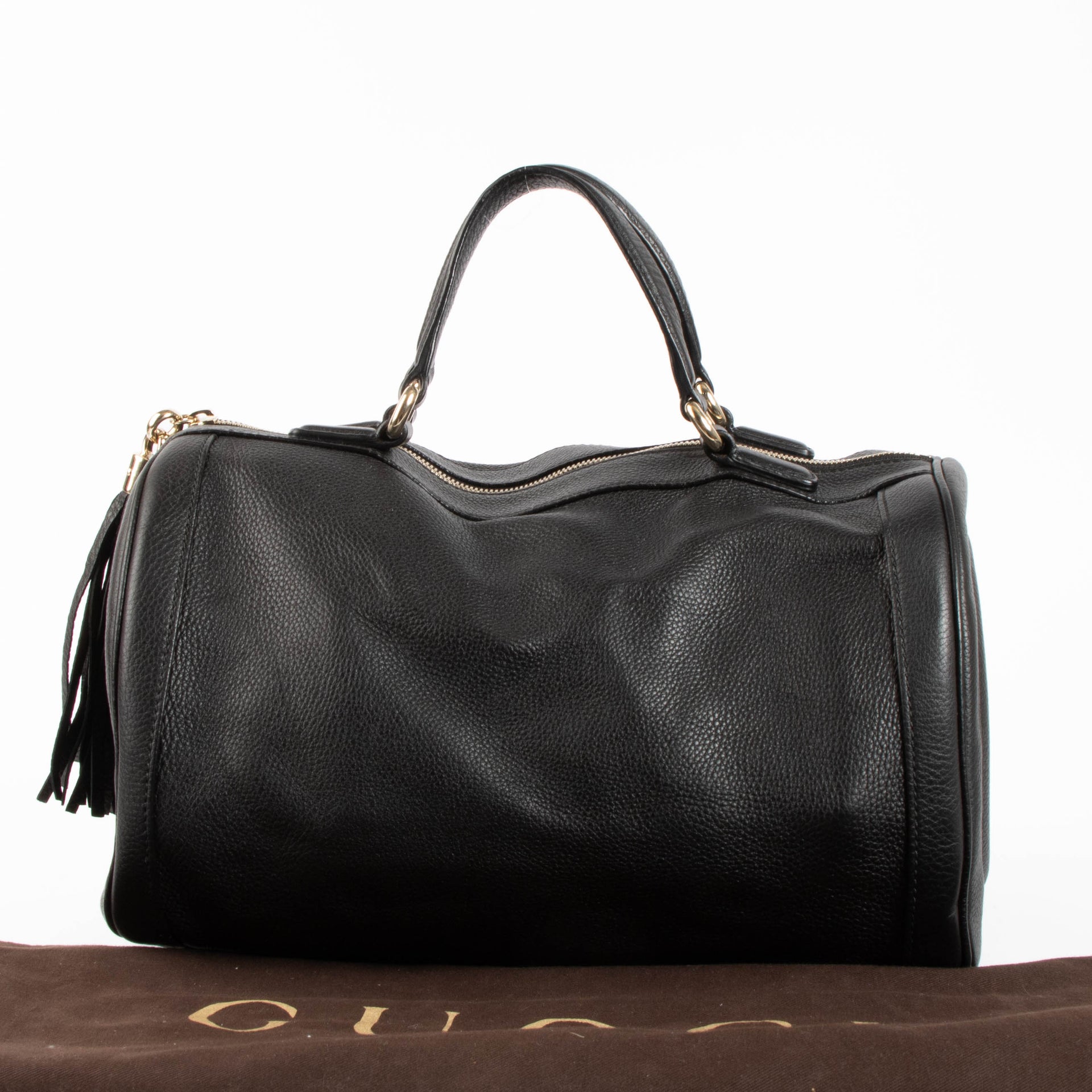 Gucci Black Soho Boston Bag