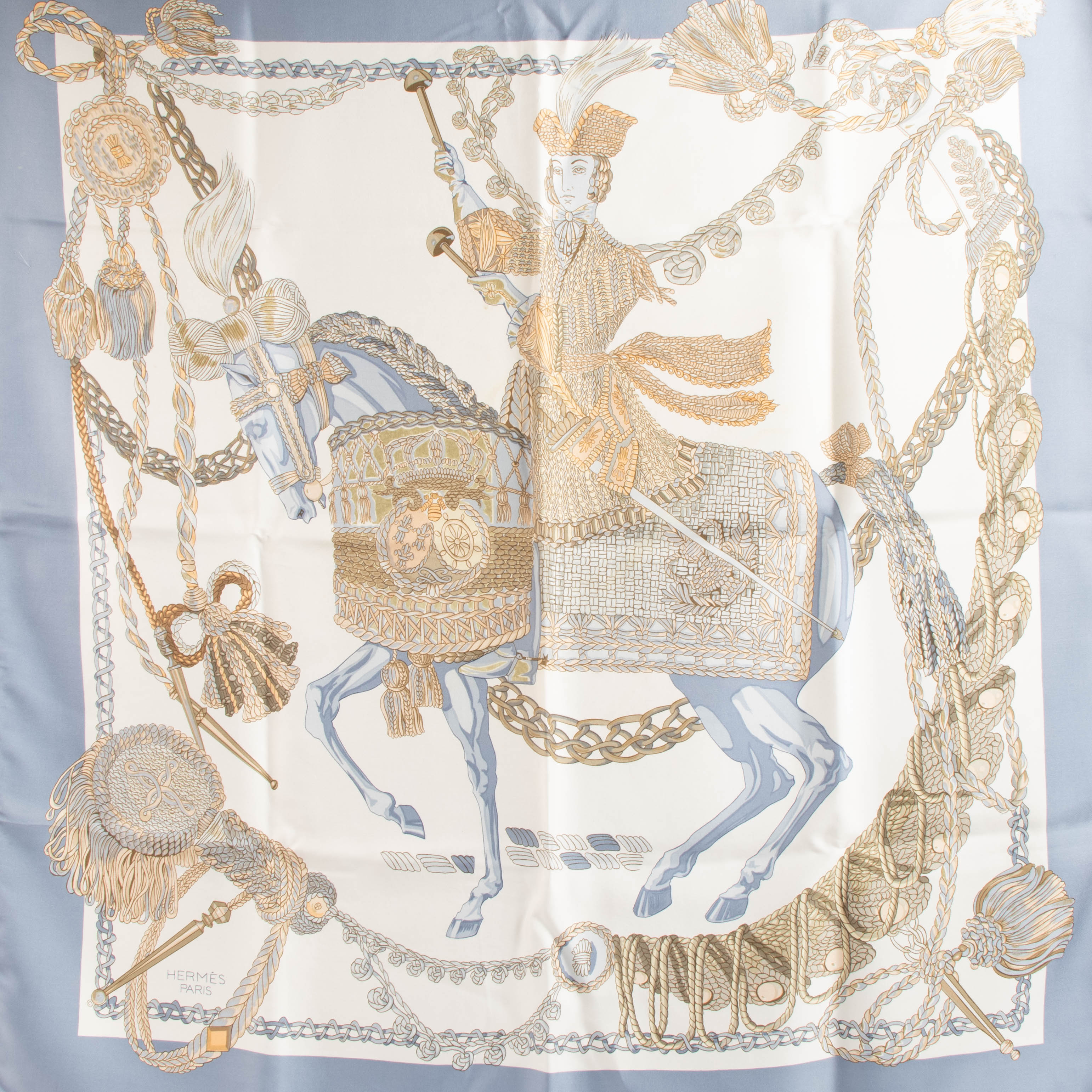 Hermès Silk Le Timbalier 90 Scarf – Labellov