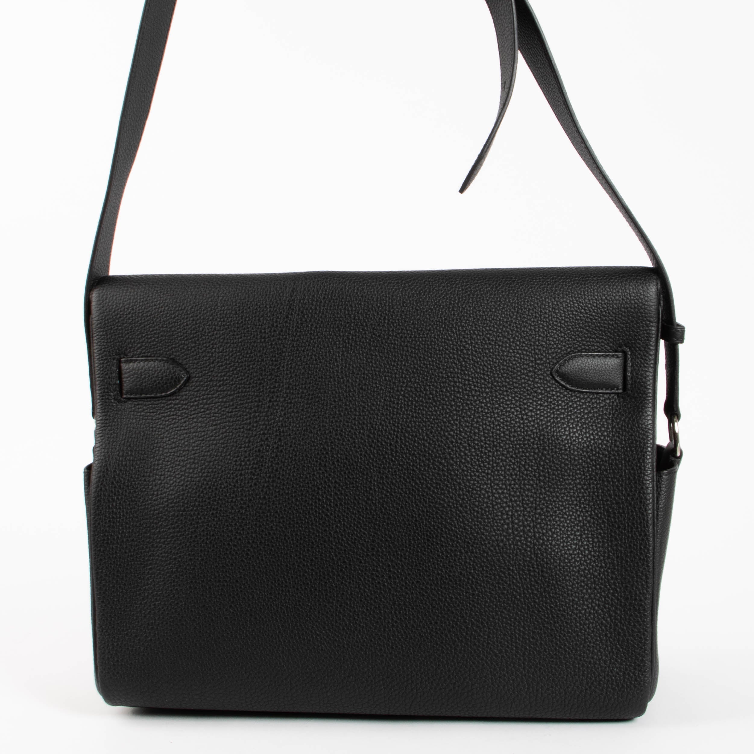 Hermès Kelly Messenger GM Black Togo PHW – Labellov