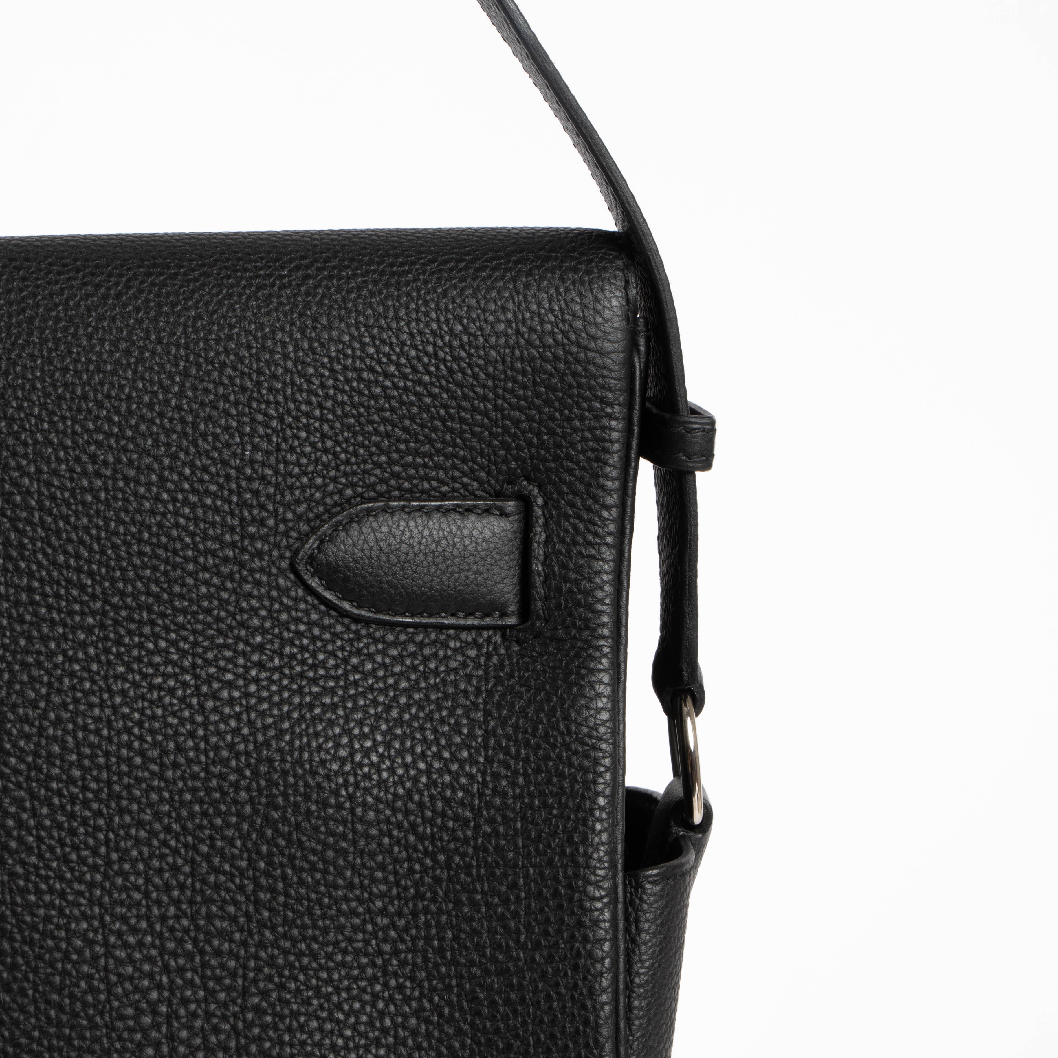 Hermès Kelly Messenger GM Black Togo PHW – Labellov
