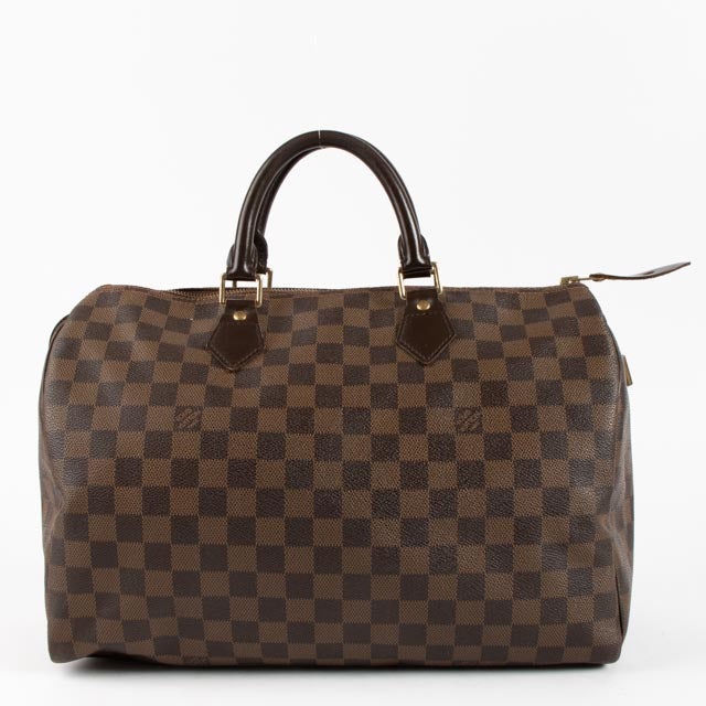 Louis Vuitton Damier Ebene Speedy 35 Bag