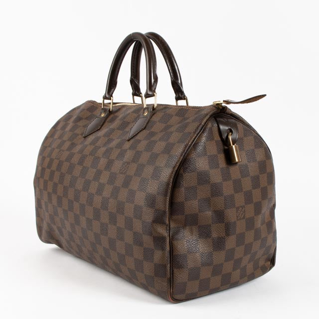 Louis Vuitton Damier Ebene Speedy 35 Bag