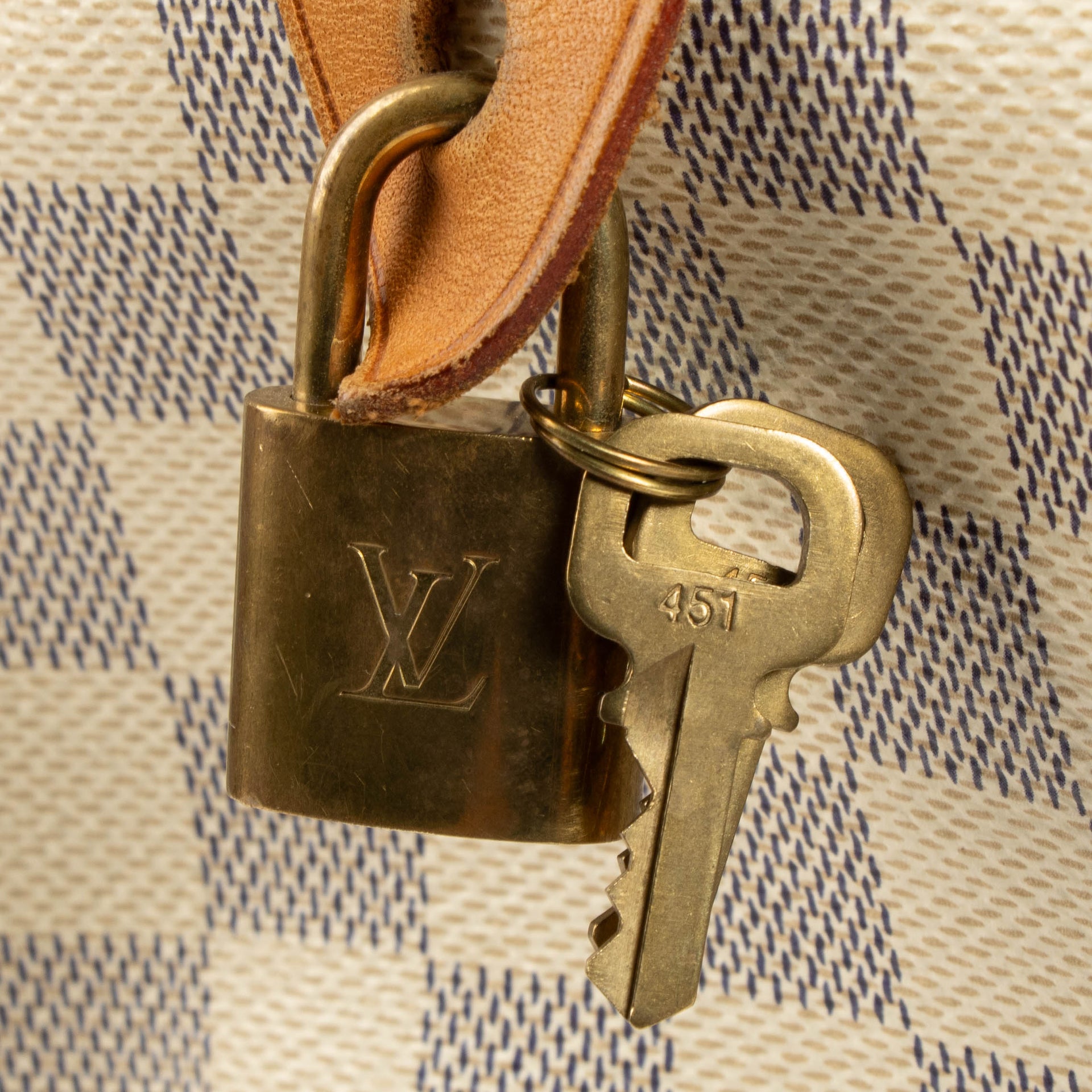 Louis Vuitton Damier Azur Speedy 35 Bag