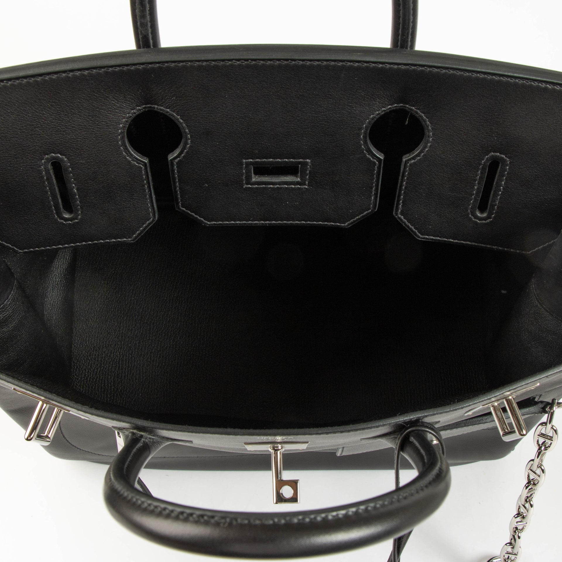 Hermès Black Evergrain HAC Rock 40 PHW