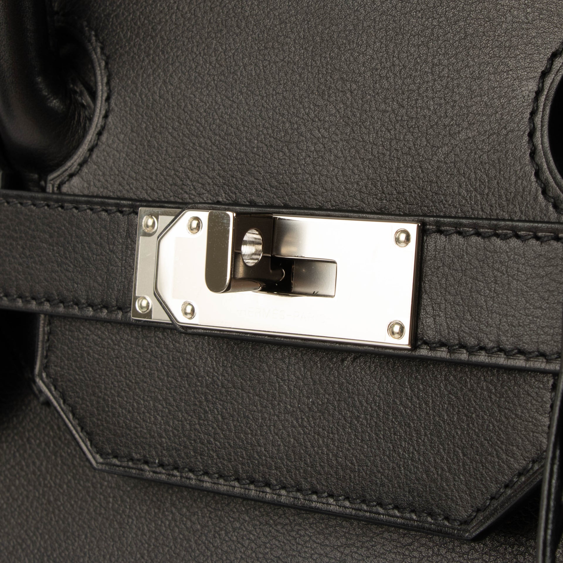 Hermès Black Evergrain HAC Rock 40 PHW