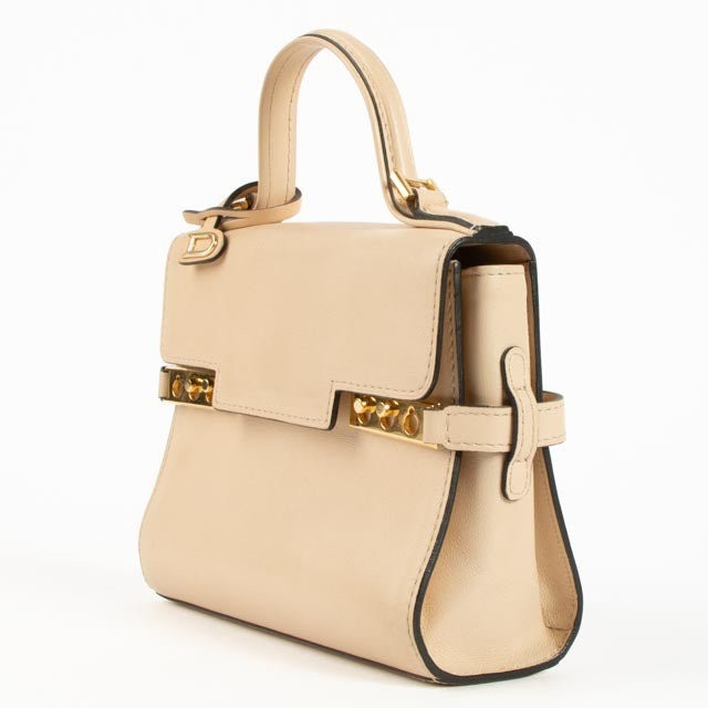 Delvaux Nude Souple Calf Tempête Micro Bag