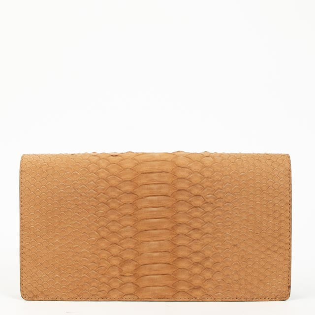Delvaux Tricolore Python Madame Pochette Clutch