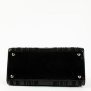 Shop the authentic Delvaux Black Toile de Cuir Vernis Brillant MM Bag on Labellov.com!