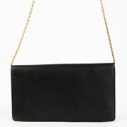 Shop the authentic Delvaux Black Polo Brin de Folle Chain Clutch on Labellov.com!