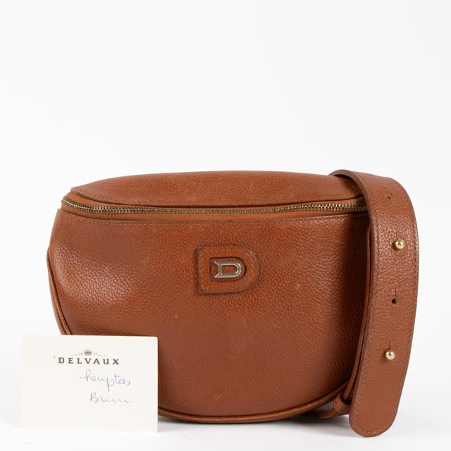 Delvaux Camel Trotteur Evasion Belt Bag