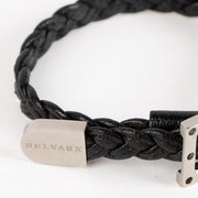 Shop the authentic Delvaux Black Braided Tresse Bracelet on Labellov.com!