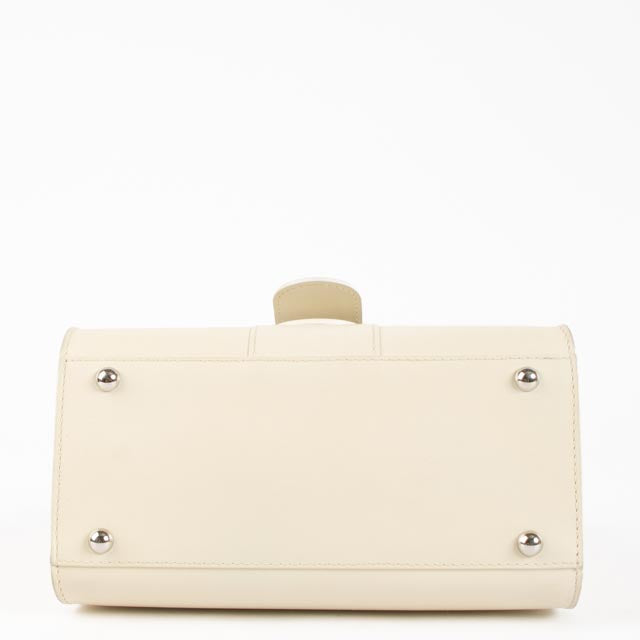Delvaux Ivory Box Calf Brillant Mini