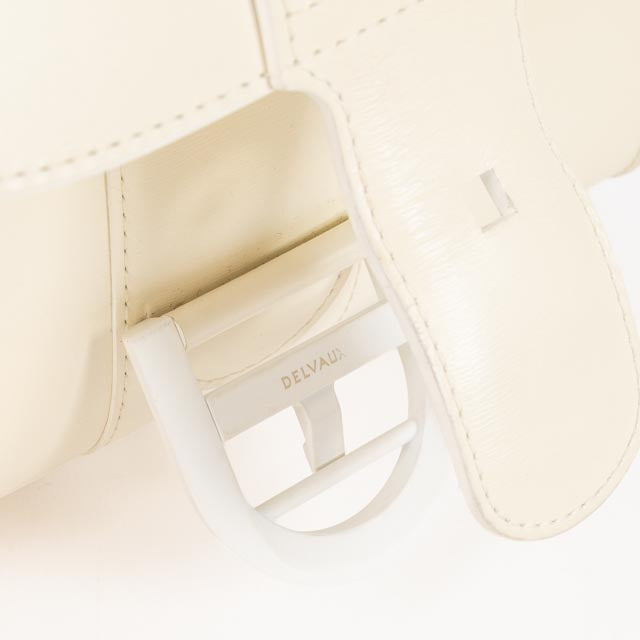 Delvaux Ivory Box Calf Brillant Mini