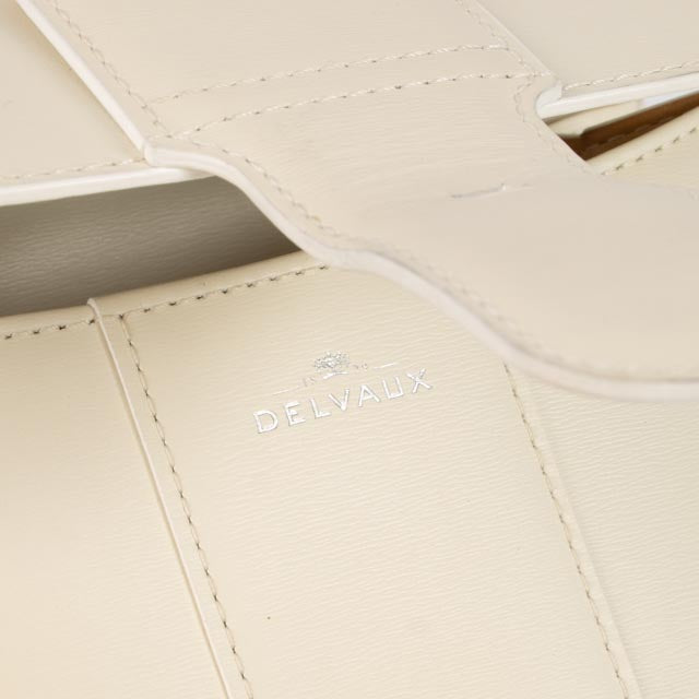Delvaux Ivory Box Calf Brillant Mini