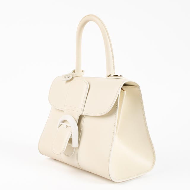 Delvaux Ivory Box Calf Brillant Mini