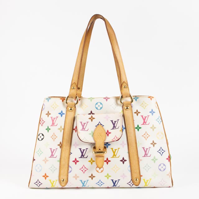 Louis Vuitton Murakami White Monogram Multicolor Aurelia Bag