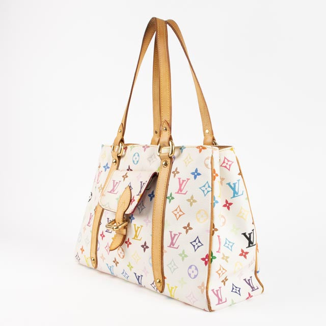 Louis Vuitton Murakami White Monogram Multicolor Aurelia Bag