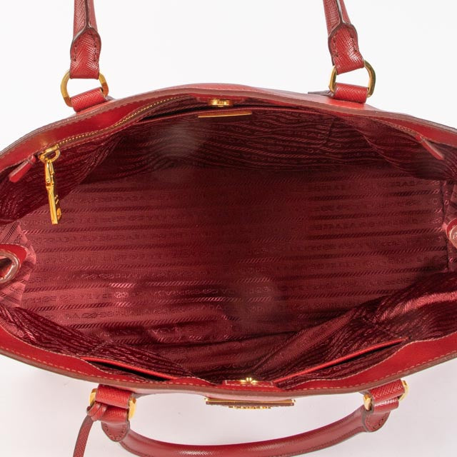 Prada Rubino Saffiano Lux Large Galleria Bag