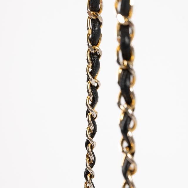 Chanel Vintage Black Lambskin Tassel Flap Bag