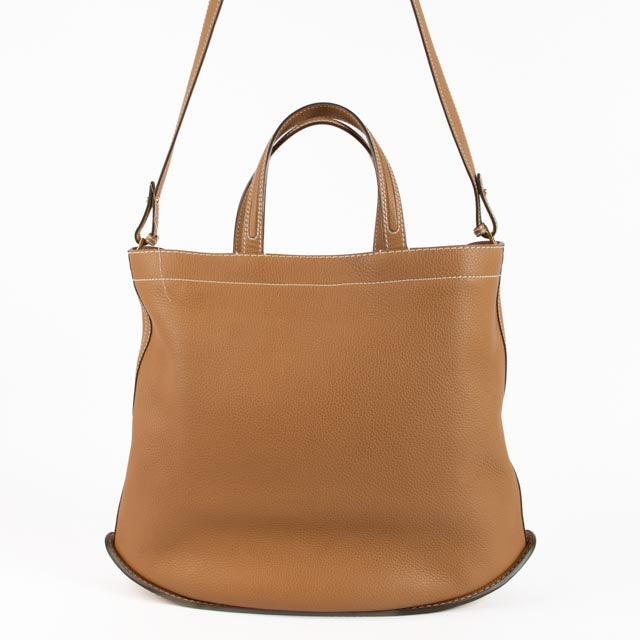 Delvaux Vegetal Taurillon Soft Pin Cabas Surpiqué Bag