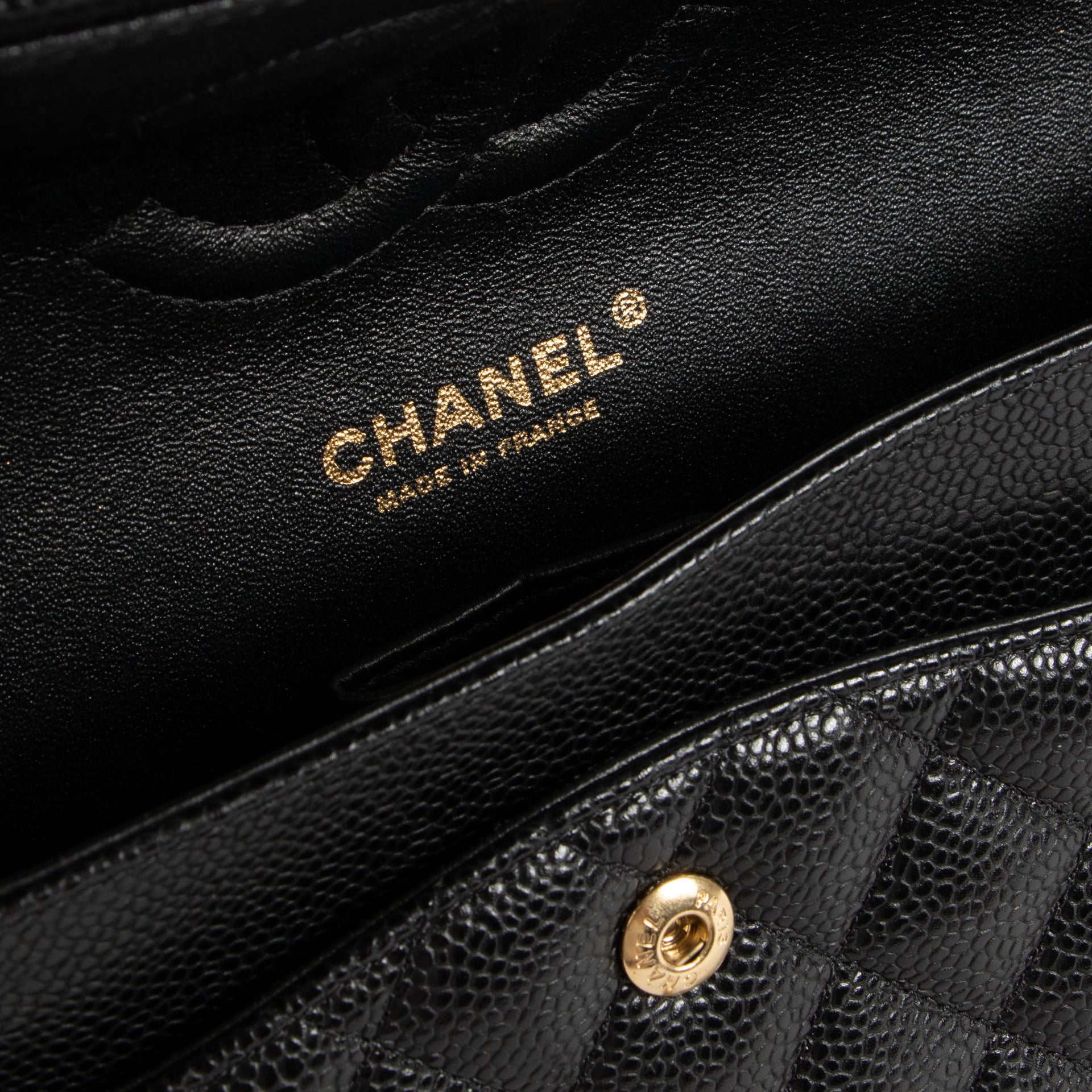 Chanel Black Caviar Medium Classic 11.12 Bag