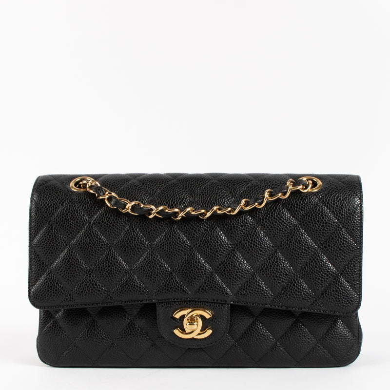Chanel Black Caviar Medium Classic 11.12 Bag