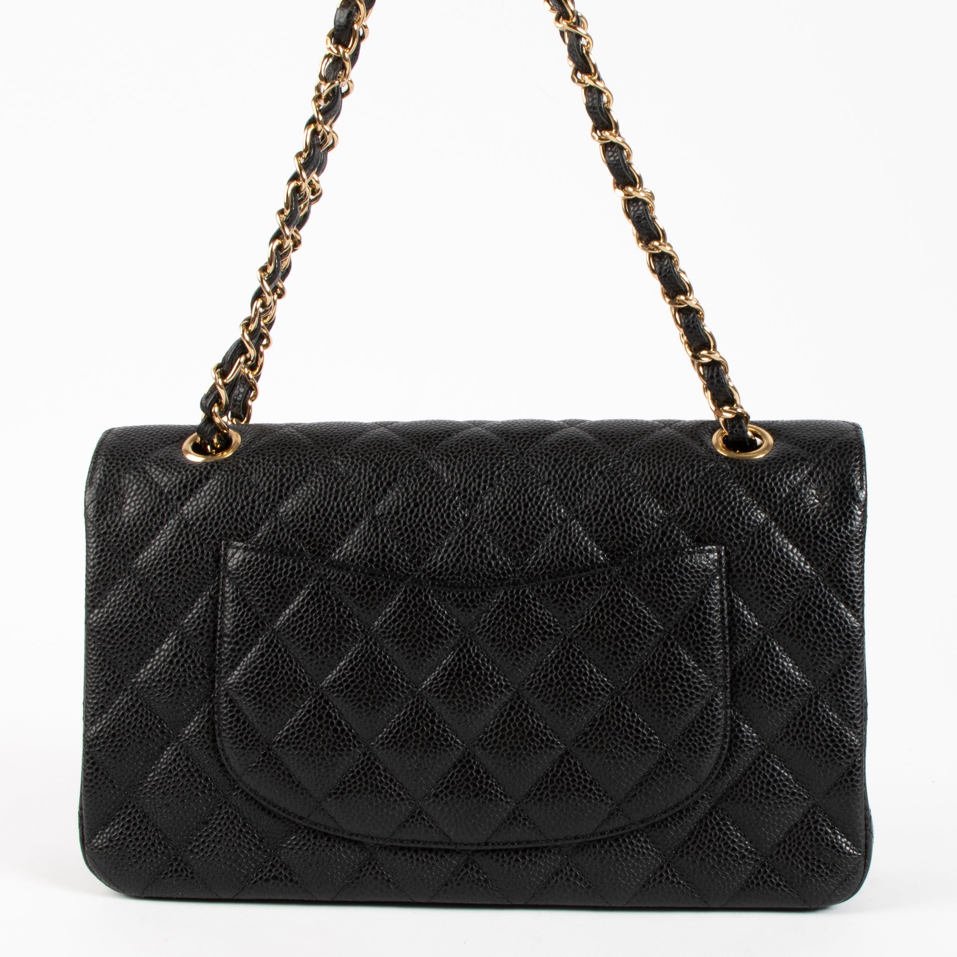 Chanel Black Caviar Medium Classic 11.12 Bag
