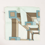 Shop this authentic Hermes Blue Silk A.M. Cassandre Gavroche 45 Scarf Pre-Loved on Labellov.com