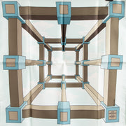 Shop this authentic Hermes Blue Silk A.M. Cassandre Gavroche 45 Scarf Pre-Loved on Labellov.com