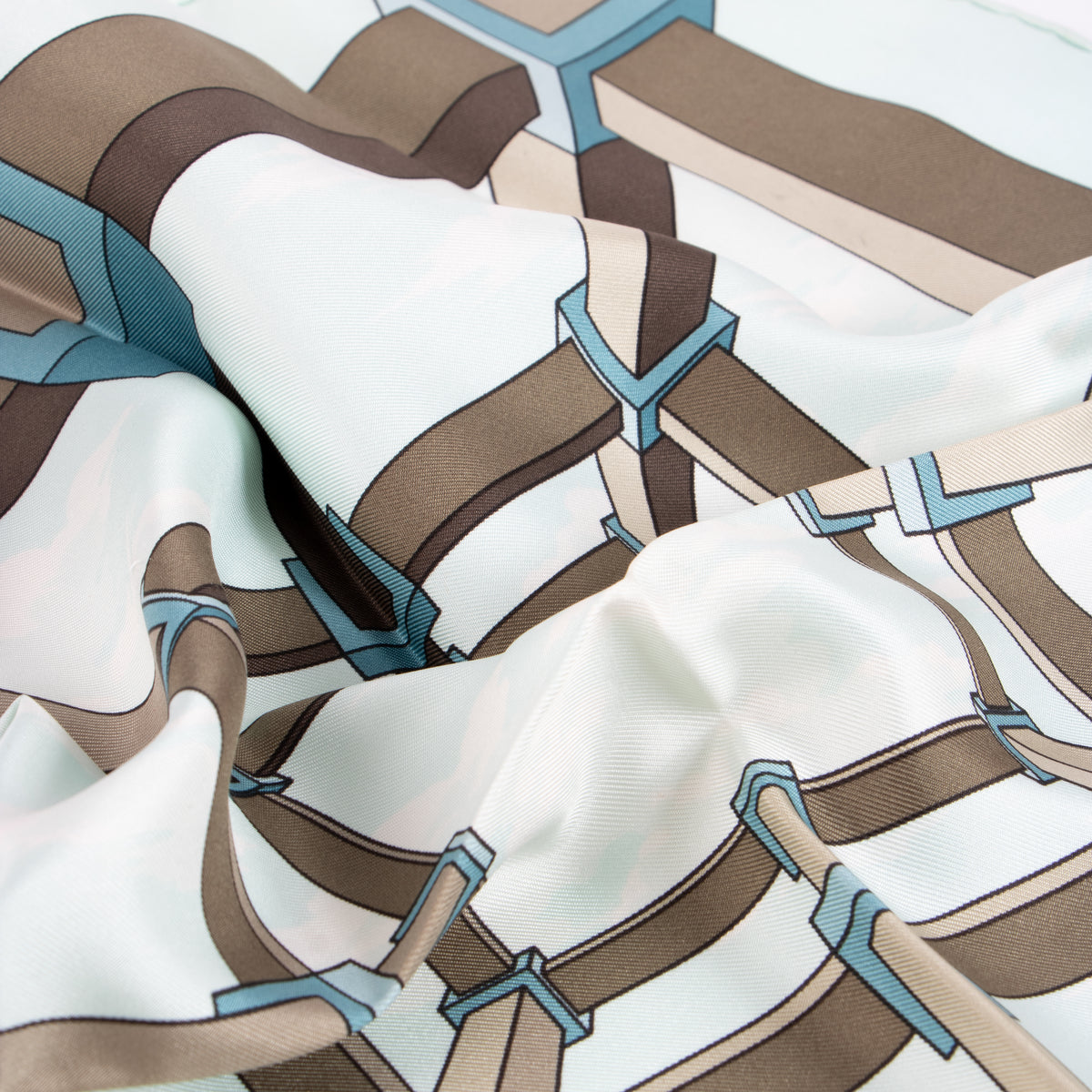 Shop this authentic Hermes Blue Silk A.M. Cassandre Gavroche 45 Scarf Pre-Loved on Labellov.com