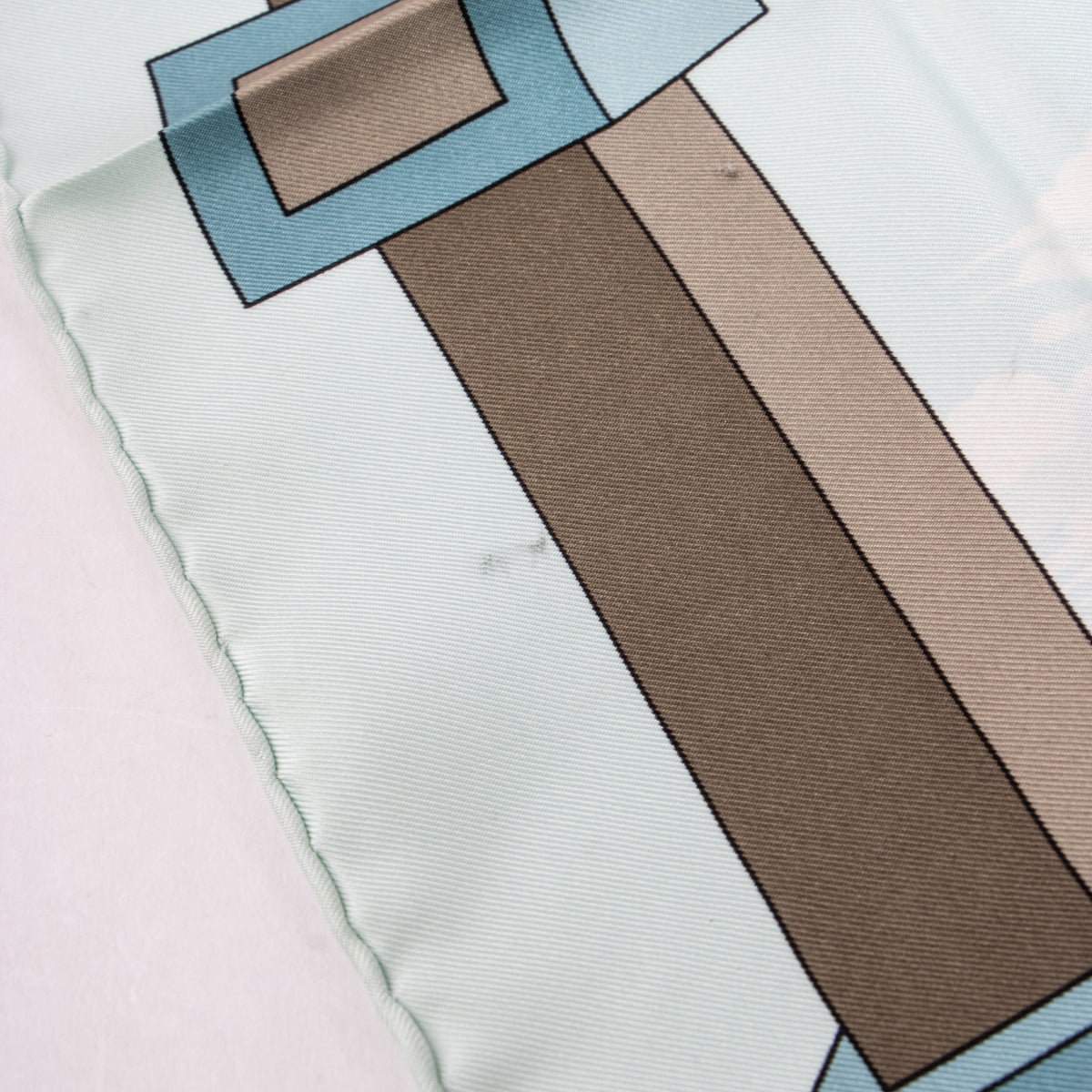 Shop this authentic Hermes Blue Silk A.M. Cassandre Gavroche 45 Scarf Pre-Loved on Labellov.com