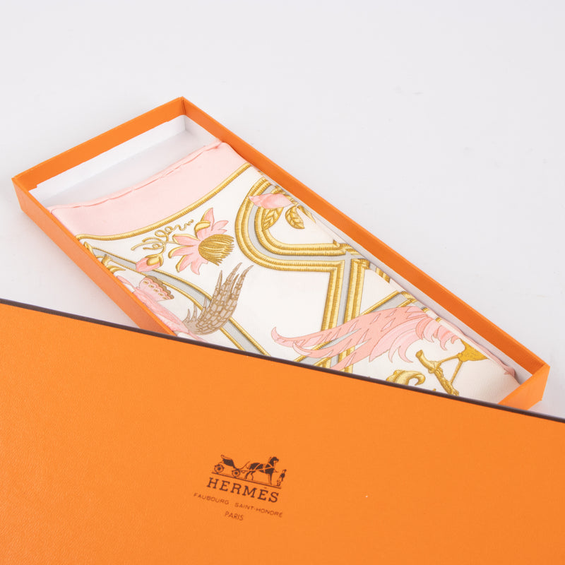 Hermes Caraïbes Silk Gavroche 45 Scarf