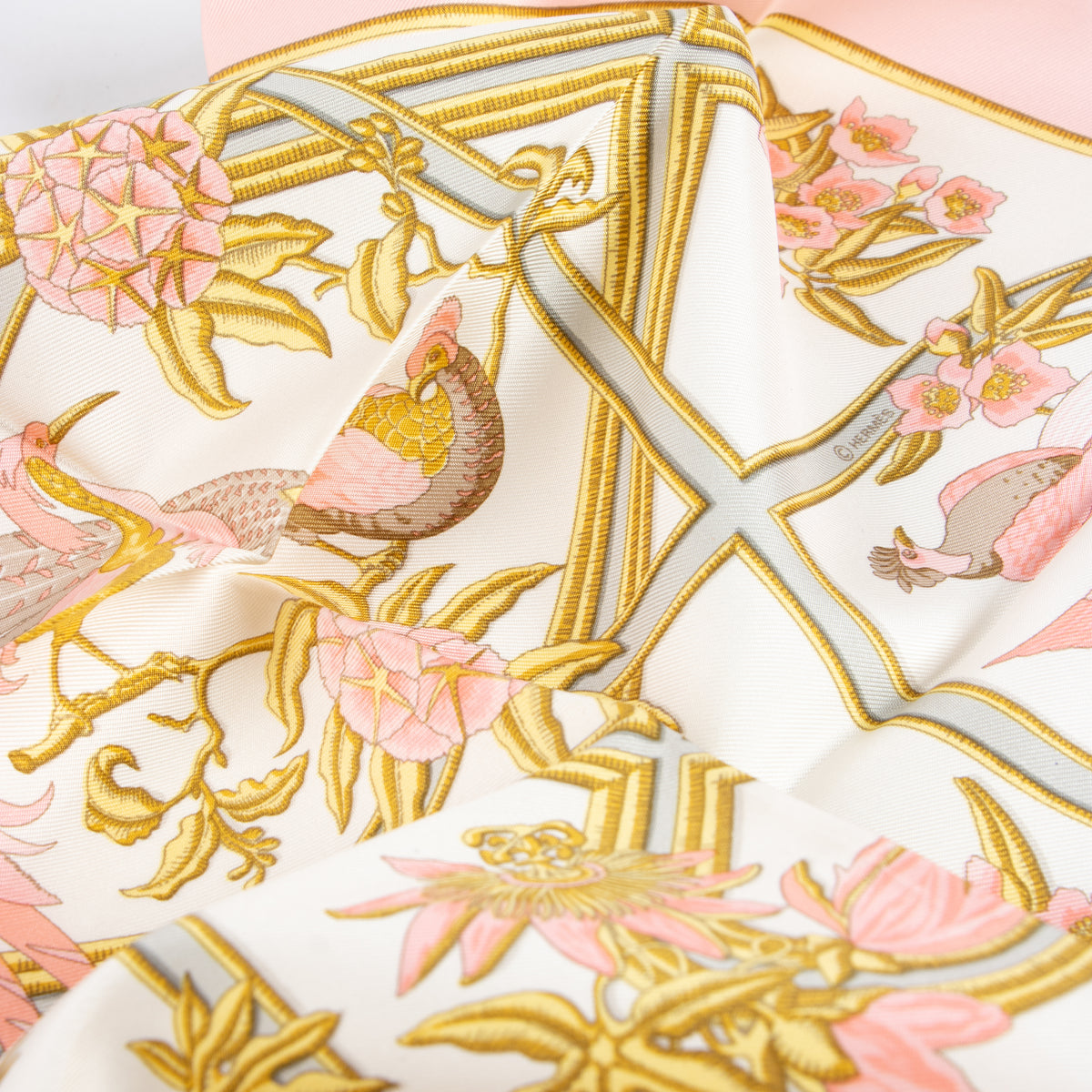Hermes Caraïbes Silk Gavroche 45 Scarf