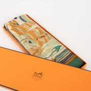 Shop this authentic Hermès Marine Naïve Henry F. Smith Multicolour Silk Carré 70 Scarf pre-loved on labellov.com
