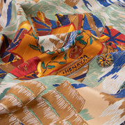 Shop this authentic Hermès Marine Naïve Henry F. Smith Multicolour Silk Carré 70 Scarf pre-loved on labellov.com