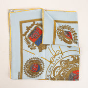 Shop this authentic Hermes Blue Silk Les Armes de Paris Gavroche 45 Scarf Pre-Loved on Labellov.com
