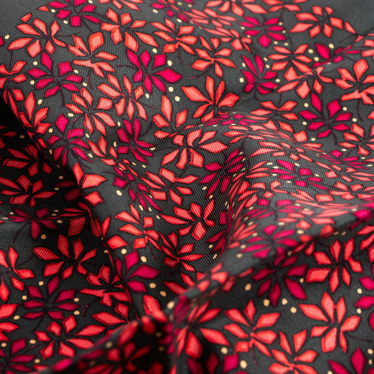 Hermes Dark Green Silk Gavroche 45 Scarf