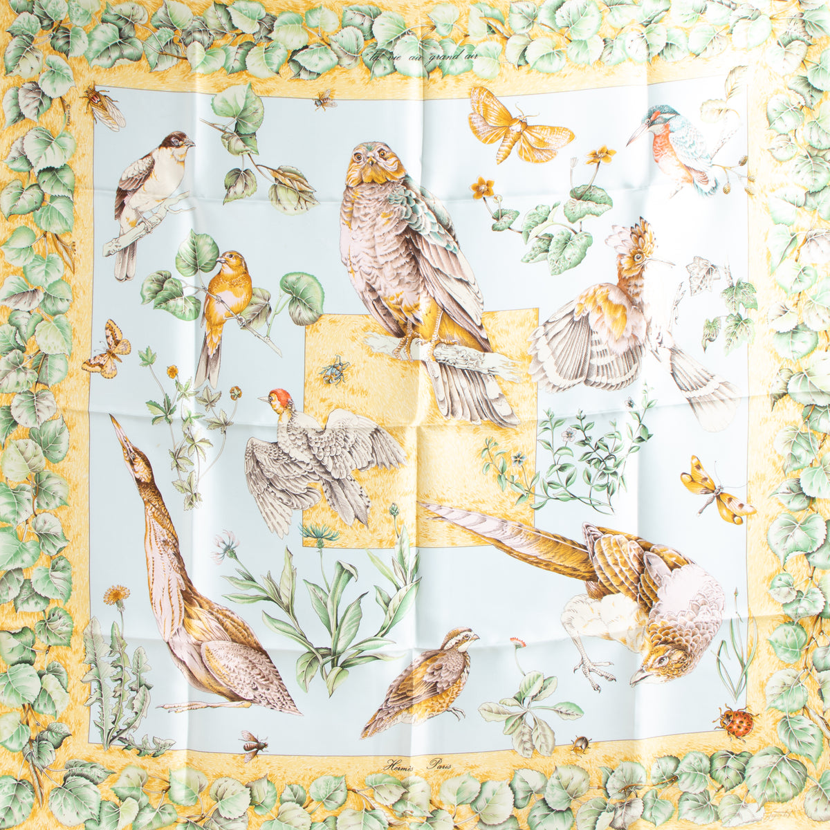Shop this authentic Hermès La Vie au Grand Air Multicolour Silk Carré 90 Scarf pre-loved on Labellov.com