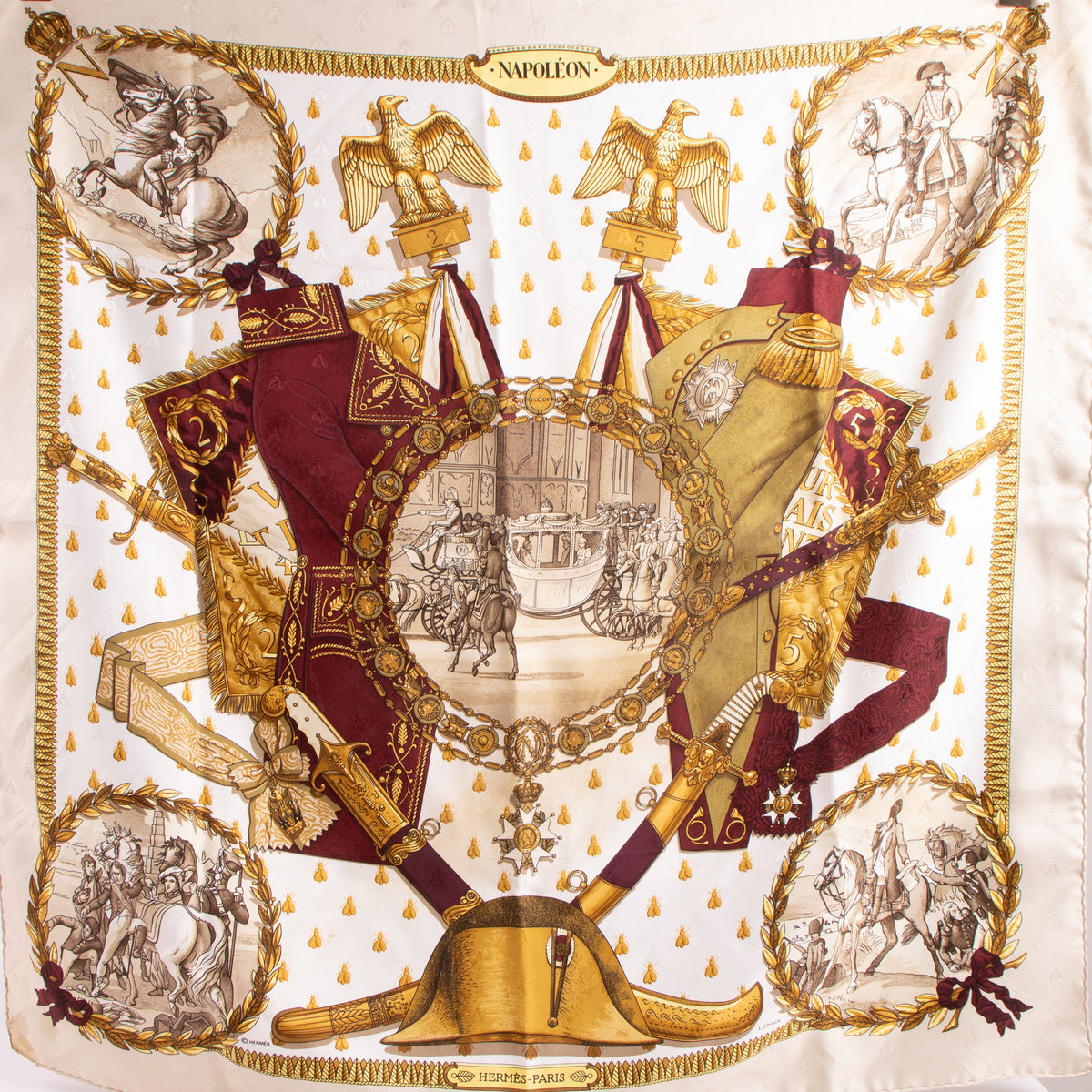 Shop the authentic Hermès Napoléon Silk Scarf (Carré 90) on Labellov.com.