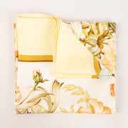 Shop the authentic Hermès Yellow Silk Regina Carré 90 Scarf on Labellov.com.