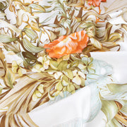 Shop the authentic Hermès Yellow Silk Regina Carré 90 Scarf on Labellov.com.