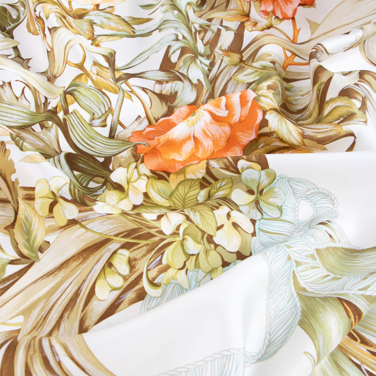 Shop this authentic Hermes Yellow Silk Regina Gavroche 45 Scarf Pre-Loved on Labellov.com