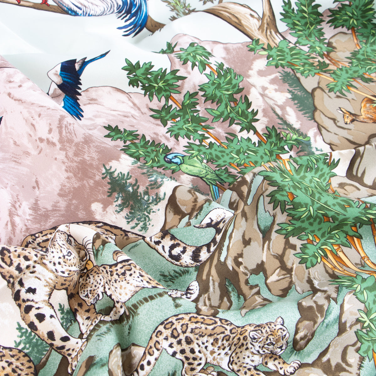 Hermes Mint Green Silk Sichuan Carré 90 Scarf