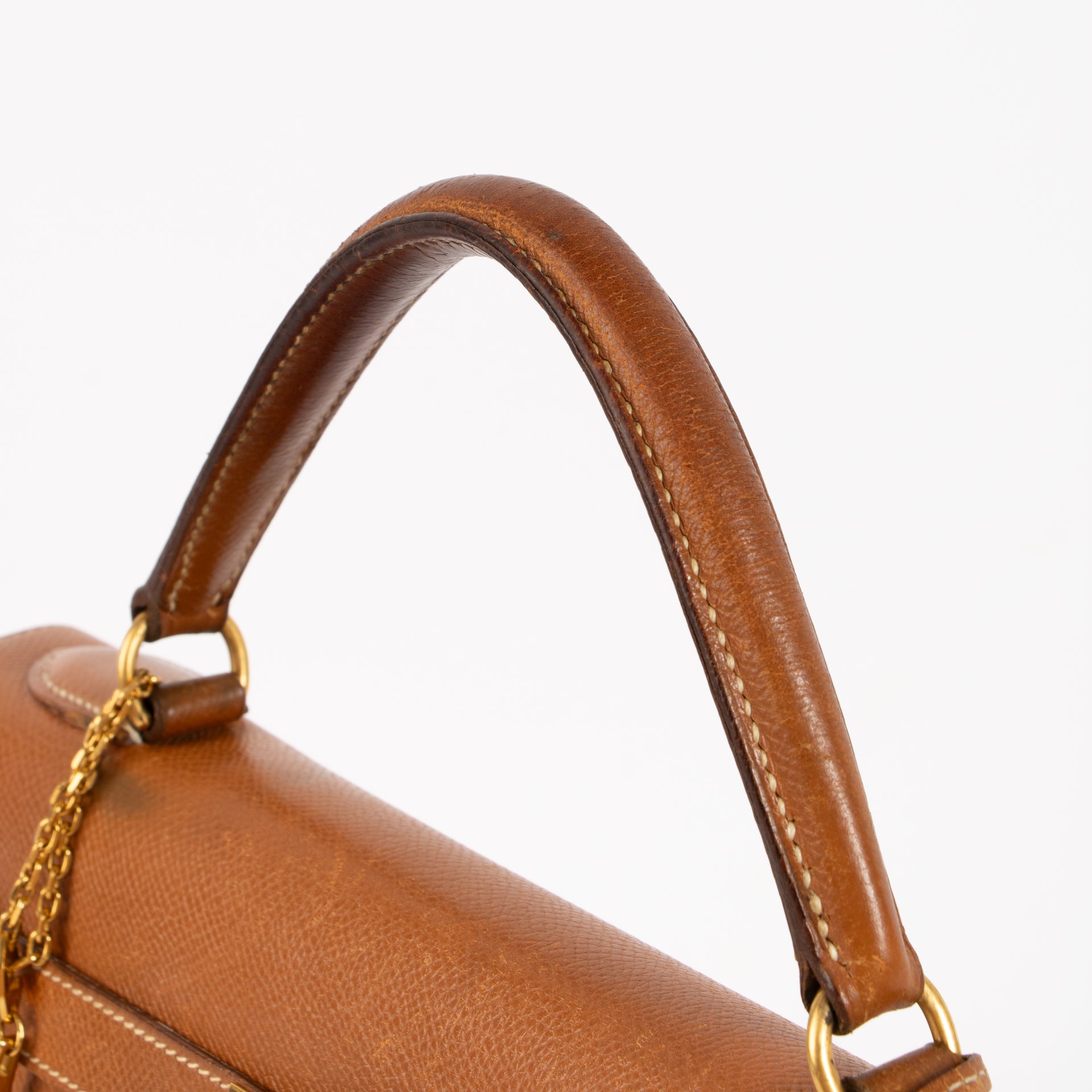 Hermès Kelly 32 Gold Courchevel GHW Bag