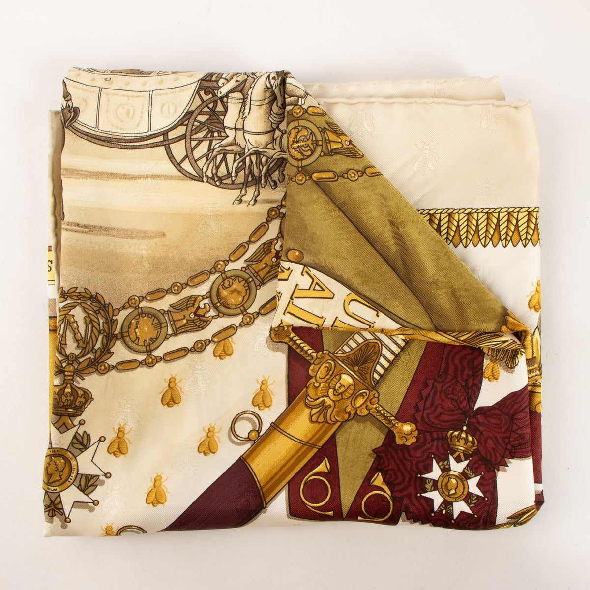 Shop the authentic Hermès Napoléon Silk Scarf (Carré 90) on Labellov.com.