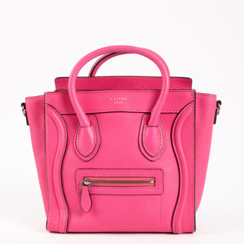 Celine Pink Nano Luggage Bag