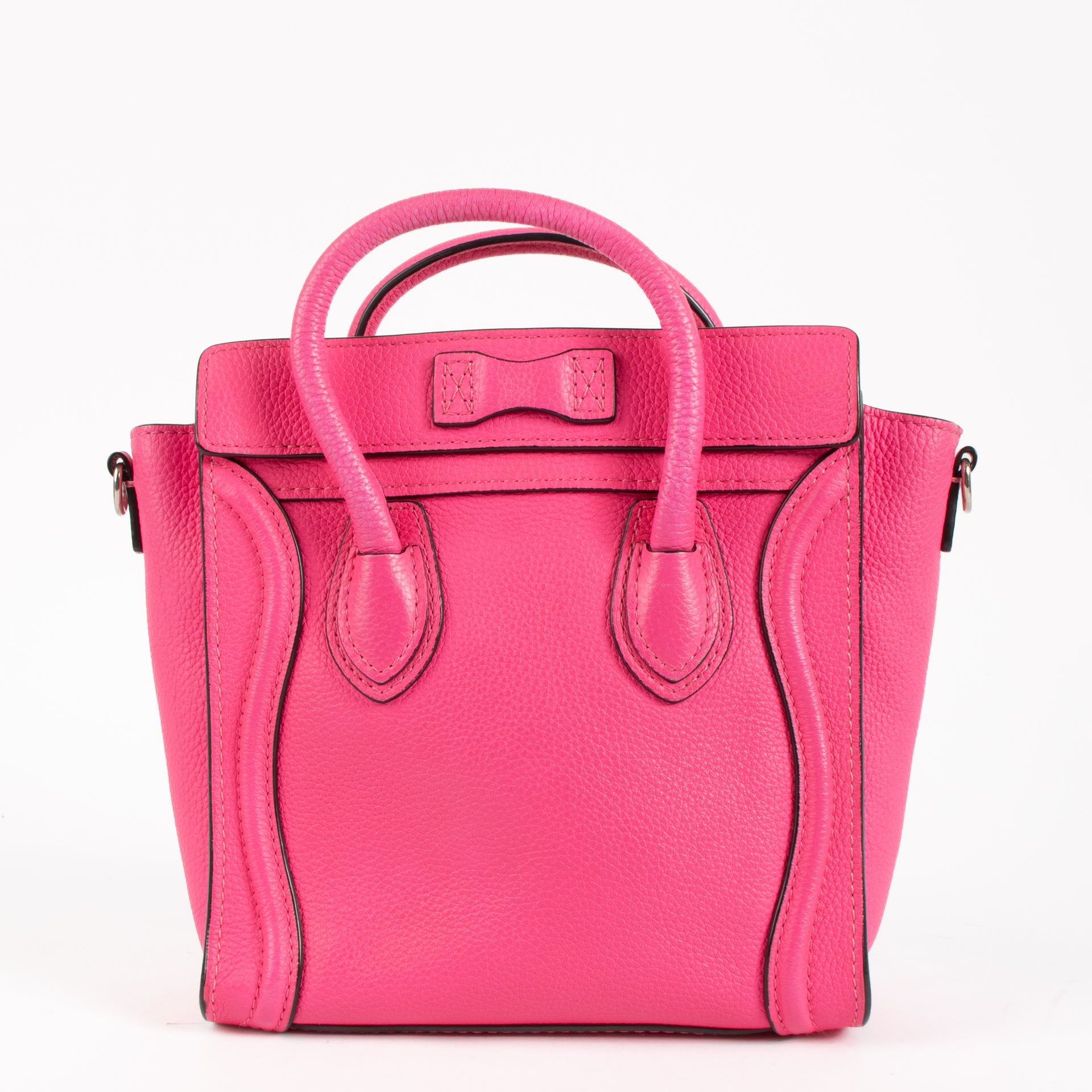 Celine Pink Nano Luggage Bag