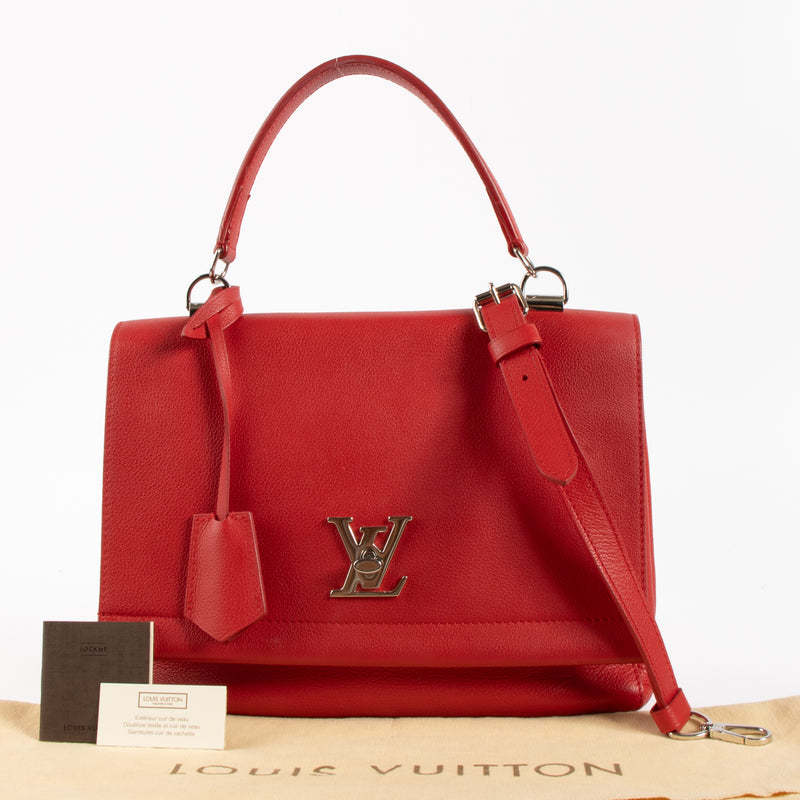Louis Vuitton Red Lockme MM
